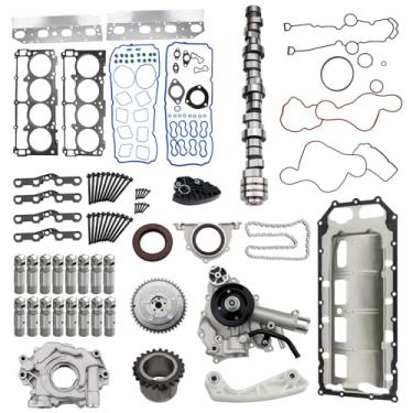 Imagem de Kit de bomba de água de óleo de corrente de distribuição de eixo de cames HEMI MDS Lifters 5,7L para Dodge Ram 1500 5.7L V8 2009-2015 Substitui 53022263AF 53021726AD 53021726AE