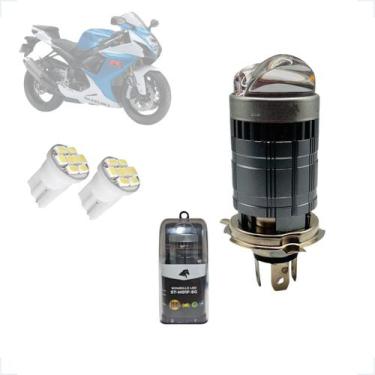 Imagem de Lâmpada Led H4 Farol Alto e Baixo Stallion M01F Suzuki GSX 750F 2000 2