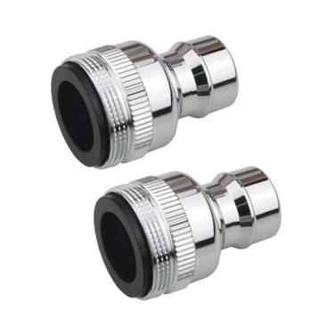 Imagem de YHXiXi 2 peças 15/16-27 macho ou 55/64-27 fêmea adaptador de torneira de máquina de lavar louça portátil acessórios de conexão