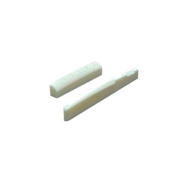Imagem de Rastilho / Nut 43mm P/guitarra E Violão Aço 100% Osso - Csk1 F108 - Cu