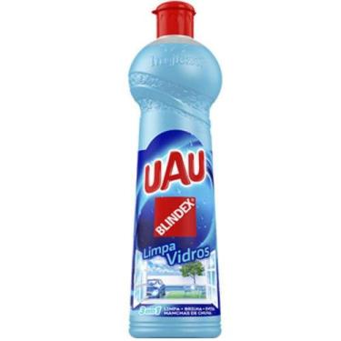Imagem de Limpa Vidros UAU Blindex 500ml. Único com ativo Acqua Repel que evita 