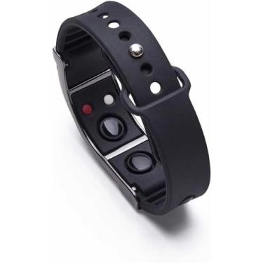 Imagem de Nano Bracelete Magnetico Akmos Resistente Preto - Energia, Equilibrio,