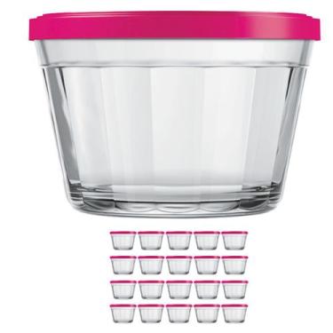 Imagem de Kit Pote Copo Americano C/Tampa Cor Sortida 1L Nadir 20Un - NADIR FIGU