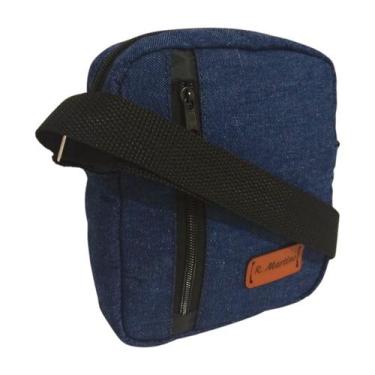 Imagem de Shoulderbag Jeans Bolsa Bolsinha estilosa Masculina feminina pochete l