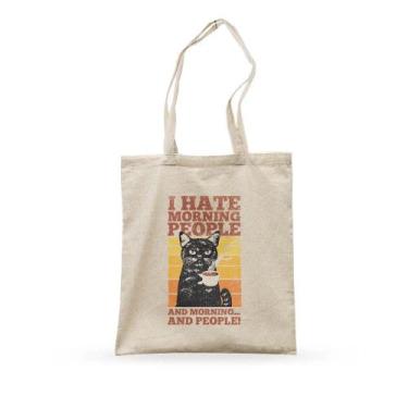 Imagem de Ecobag Hate Morning People Studio Geek