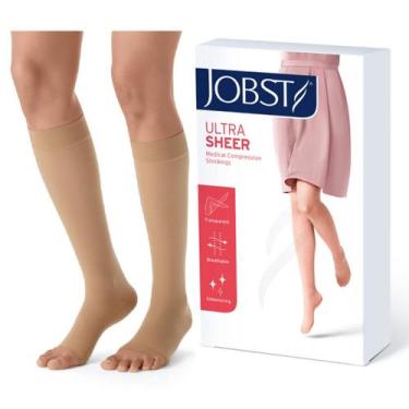 Imagem de Meia 3/4 Jobst Ultrasheer  Compressão 15-20 mmHg - Natural, M