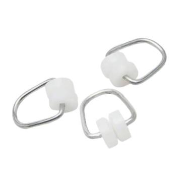 Imagem de Gancho Rodizio P/ Trilho De Cortina Kit 50 Pç - DECOR LÍDER