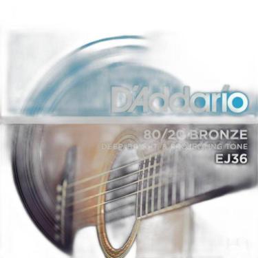 Imagem de Encordoamento Violão 12 Cordas Semi-Flat .010-.047 D`Addario