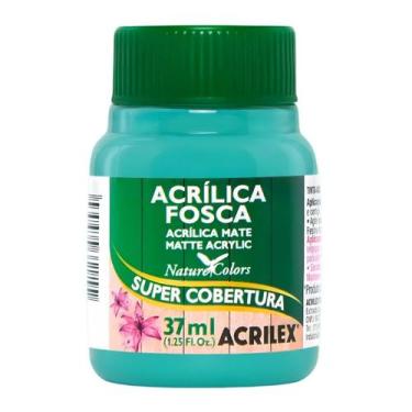Imagem de Tinta acrilica fosca 37ml acrilex escolha a cor, 577 - TURQUESA