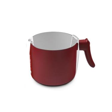 Imagem de Fervedor Hercules Antiaderente Ceramica Soft Touch Vermelha 12x10cm