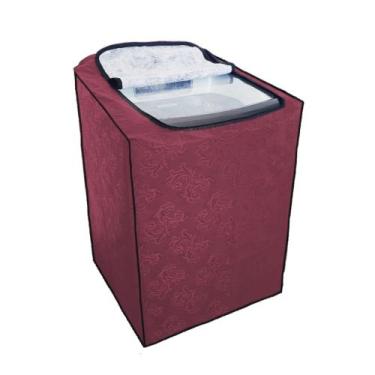 Imagem de CAPA DE MÁQUINA COM ZÍPER IMPERMEÁVEL 100% PVC Flanelado 8kg á 12kg Br