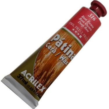 Imagem de Patina Cera Wax Acrilex Rosa Escuro 37ML