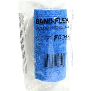 Imagem de Atadura 10cm Azul Band-FlexAutoadesiva Para Animais Farex