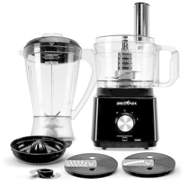 Imagem de Multiprocessador De Alimentos BMP900P 2 Velocidades Britânia Preto 110V