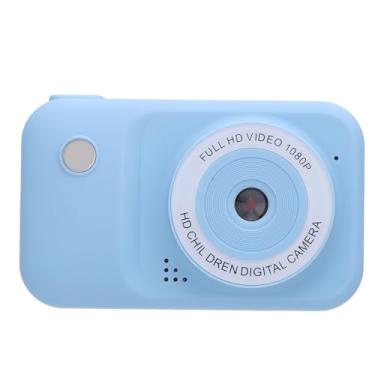 Imagem de Câmera Digital, Filmadora de Vídeo HD 1080P Com Foco Automático Com Lente Dupla, Câmera Pequena e Compacta Com Jogos de MP3 Player para Adolescentes, Adultos Iniciantes (Azul)