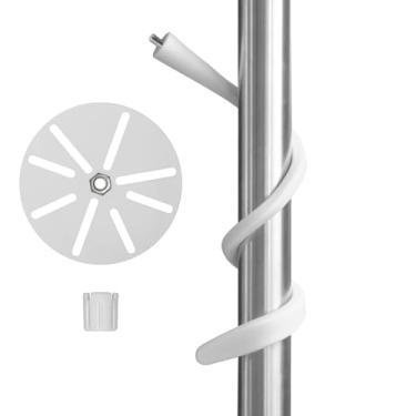 Imagem de Haoyou Suporte universal flexível para anel/piscar/wyze/Eufy/Arlo/Google Nest e outras câmeras de segurança (branco)