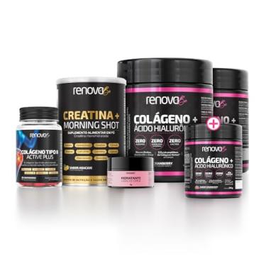 Imagem de Composition 2 Collagen Renova Be Verisol + Creatine Hydrolyzed + Collagen Type 2 Renova Be (216g, Cranberry)