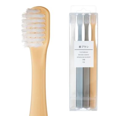 Imagem de DR.EMMET Escovas de dentes de cerdas extra macias para adultos, escova de dentes ultra macia para dentes sensíveis, escova de dentes pequena manual - pacote com 4