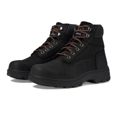 Imagem de Wolverine Bota feminina Carlsbad 15 cm impermeável com bico de aço, Preto, 9.5 Wide
