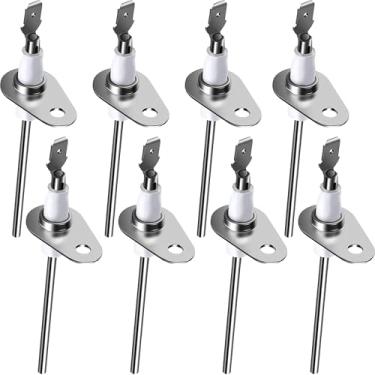 Imagem de Substituição do sensor de chama de forno 0130F00010 para Good.Man Furnace Ignitor Rod for Good.Man Furnace Replace B1172606 B11726-06 AP4513976 (pacote com 8) TOMOON