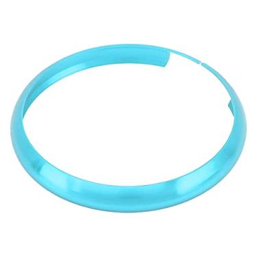 Imagem de Liga de Alumínio Remoto Chave Fob Anel Guarnição Substituição para R55 R56 R57 R58 R59 R60 Proteger e Decorar Mini Proprietários (Azul celeste)