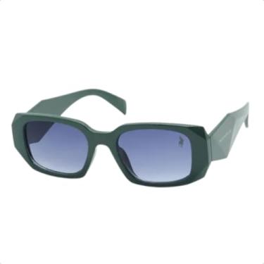 Imagem de Óculos de Sol Feminino Clássico, Proteção UV400, Com Case (Verde)