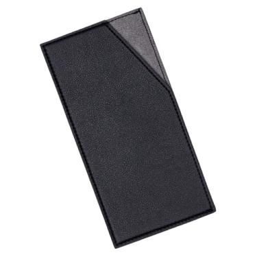 Imagem de XiowDow Envelopes de dinheiro PU couro orçamento envelope porta-cartão de crédito reutilizável clipe de dinheiro para orçamento carteira feminina masculina organizador de cupons de recibo de notas