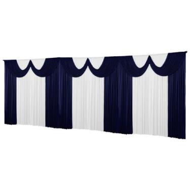 Imagem de Cortina Paris Malha Gel Enfeite Igreja Festas  9 metros - Dennis Confe