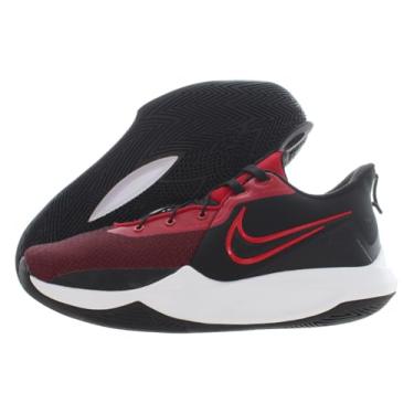 Imagem de Nike Tênis masculino Precision VI Flyease Preto/Vermelho Universitário (DJ7552 002) - 38, Vermelho