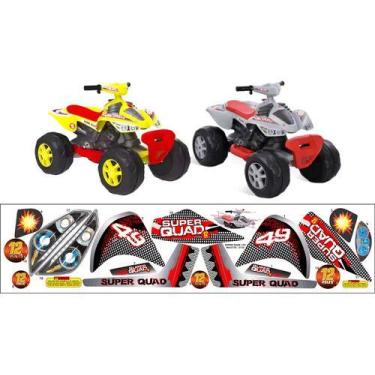 Imagem de Cartela De Adesivo Do Super Quad. Da Bandeirante.