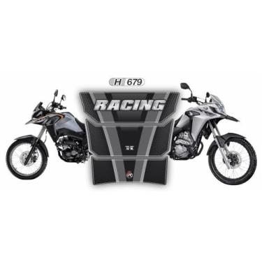 Imagem de Adesivo Protetor Tanque Moto Xre 300  190 Racing H679 - Resitank