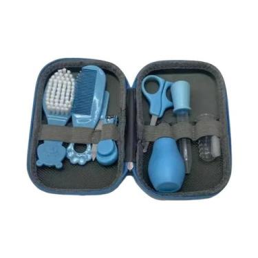 Imagem de Kit de Higiene Infantil com 8 Peças - Cortador de Unhas, Pente e Escov