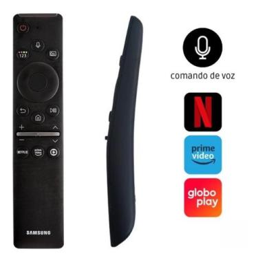 Imagem de Controle com comando de voz Remoto Samsung Smart Tv Uhd 4k Original có