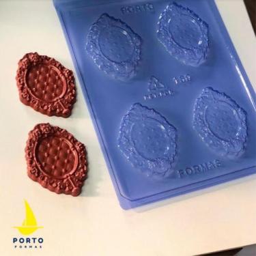Imagem de Forma de Acetato Porta Retrato Camafeu Ref 160 Porto Formas  Confeitar