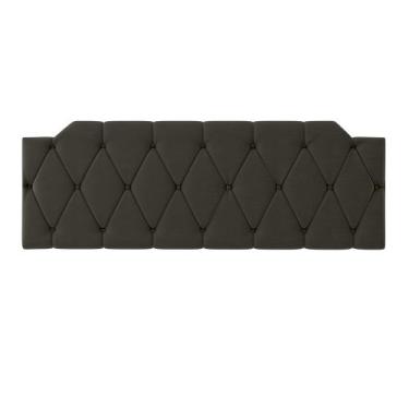 Imagem de Cabeceira Kelly p/ Cama Box King 1,95 - CF Distribuidora, Marrom