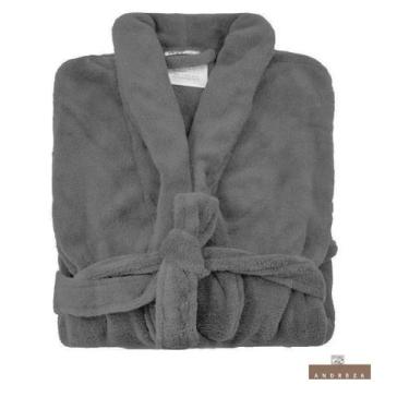 Imagem de Roupão Adulto Microfibra Feminino e Masculino - Andreza Enxovais - And
