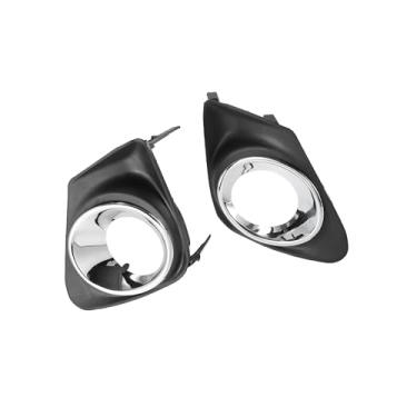 Imagem de Motoforti Capa de grade de farol de neblina frontal esquerda direita 81482-02200 81481-02210 para Toyota Corolla 2011-2013 1 par de longa duração