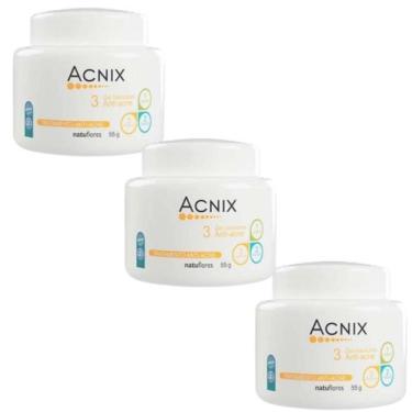Imagem de GEL HIDRATANTE ANTIACNE ACNIX 55gr NAUFLORES 3un - Natuflores