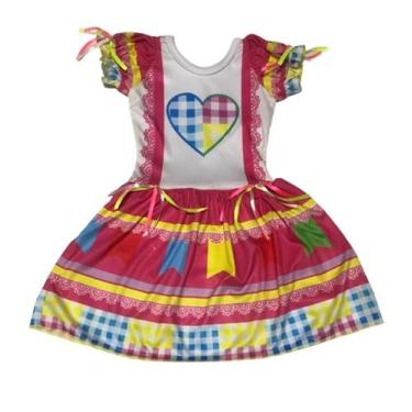 Imagem de Vestido Caipira Personalizado Infantil e Adulto  Perfeito para o Arrai