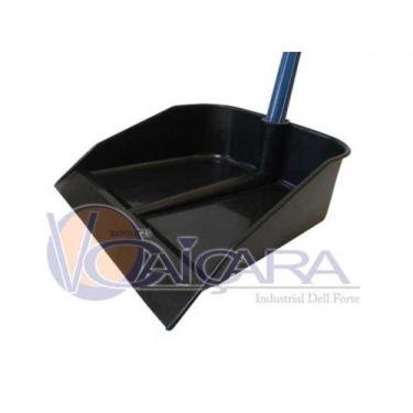 Imagem de Pá p/ lixo plástica quadrada com cabo 60cm caiçara.