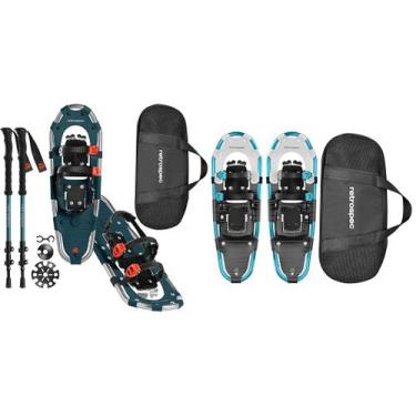 Imagem de Snowshoe Retrospec Drifter para homens e mulheres + Bastão de trekking