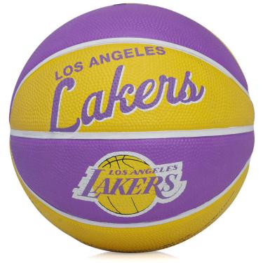 Imagem de Bola de Basquete Wilson Mini nba Team Retro la Lakers 3
