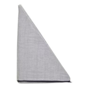 Imagem de Travesseiro Triangular Espuma Encosto Adulto Apoio Costas Repouso Leitura(Cinza,Único)