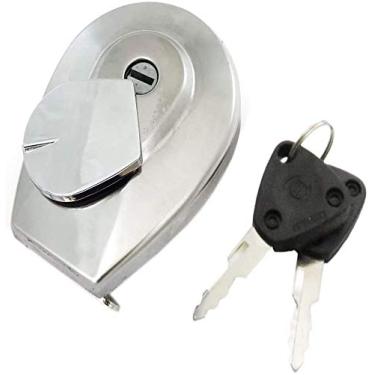 Imagem de SUKECA 17620-MB1-033 Tampa de trava de tanque de combustível com 2 chaves serve para Honda CB250 550 650 750SC VF VT500 700 1100 GL1500C