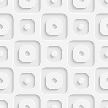 Imagem de Papel De Parede 5m Adesivo Lavável Quadrado Circulo Gesso