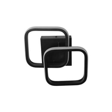 Imagem de Plafon Taschibra Village Square Led Bivolt, Preto