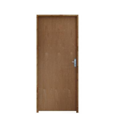 Imagem de Kit Porta Lisa de Madeira Padrão Imbuia 62 X 2.10 Batente Ecológico 11