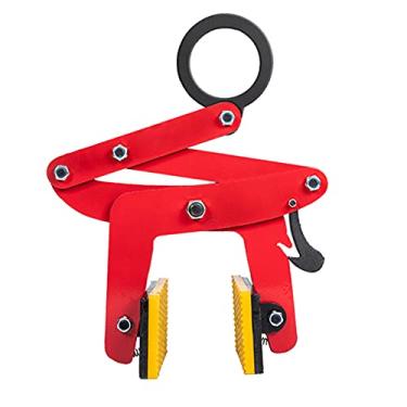 Imagem de Braçadeiras verticais industriais de elevação de placa feixe de 0,8 kg para levantamento e transporte braçadeira de elevação especial para pendurar pedra luminária de dente ardósia, D1 (abertura 2 ~ 6