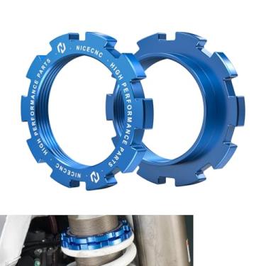 Imagem de NICECNC Suporte de amortecedor traseiro e bucha de guia para bicicleta suja compatível com Yamaha YZ125 1990-2024 YZ250 1990-2024 YZ125X 2020-2024 YZ250X 2016-2024 YZ250F 2001-2013 YZ400F 1998 1999