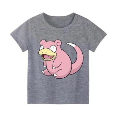 Imagem de Camiseta Feminina Pokémon Slowpoke - Manga Curta em Algodão Puro, 1202